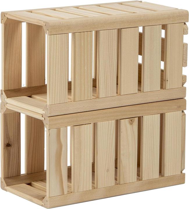 Holz Zollhaus Legno Harasse A 17,5 x 17,5 cm legno svizzero (17,5 x 17,5 x 17,5 cm, 9.80 l)