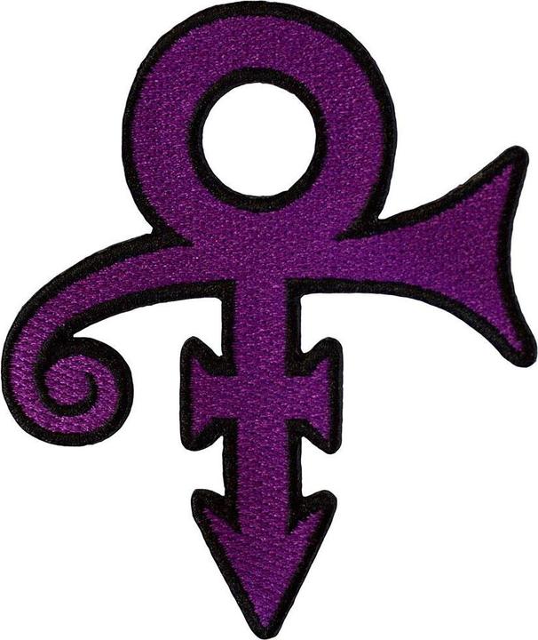 Produktbild Prince Symbol Aufnäher zum Aufbügeln gewebter Stoff