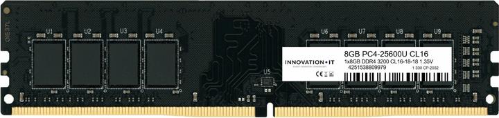 Image du produit Innovation IT 3200 8GB CL16-18-18 1.35V LD 8-Chip Module mémoire 1 x 8 GB DDR4 3200 MHz (1 x 8GB, 3200 MHz, RAM DDR4, DIMM)