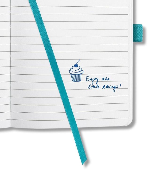 Nutritional values and ingredients Jolie Notebook JN103 A5, Lined, Aqua (A5, Lined, Hardcover)