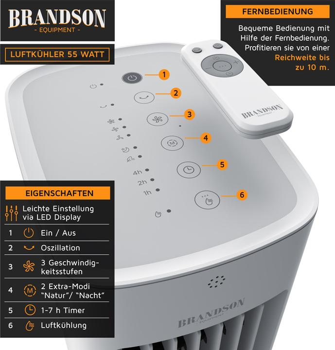 Produktbild Brandson Luftkühler