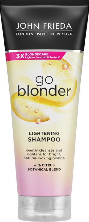 Actual product image John Frieda Sheer Blonde Go Blonder (250 ml, Liquid shampoo)