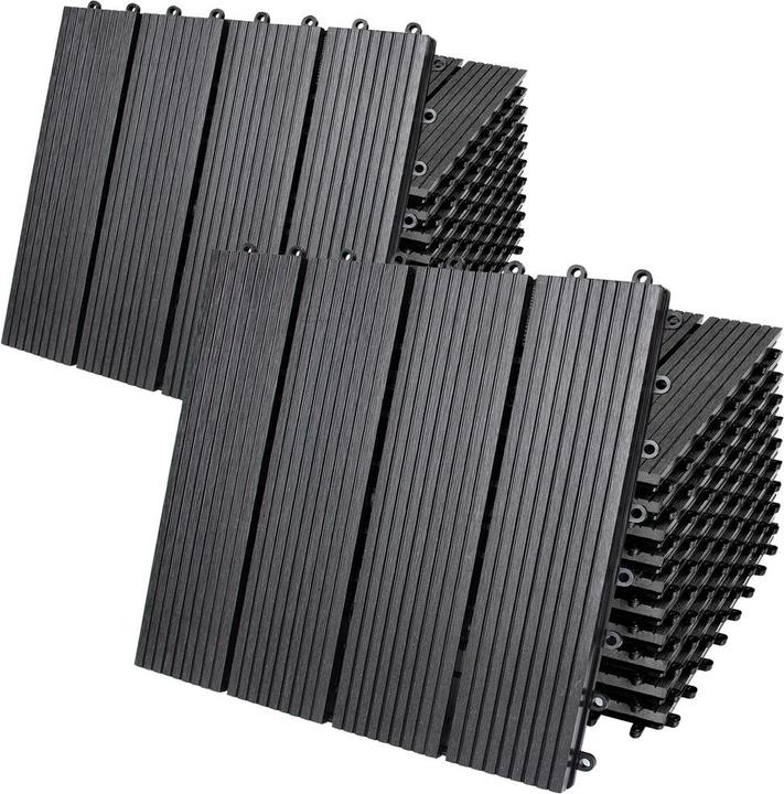 Produktbild Casaria WPC Fliesen (11 x, 30 x 30 x 2 cm)