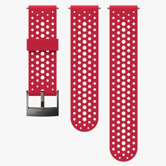 Actual product image Suunto 24 ATH1 Silicone Strap /Grey S+M (24 mm, Silicone)