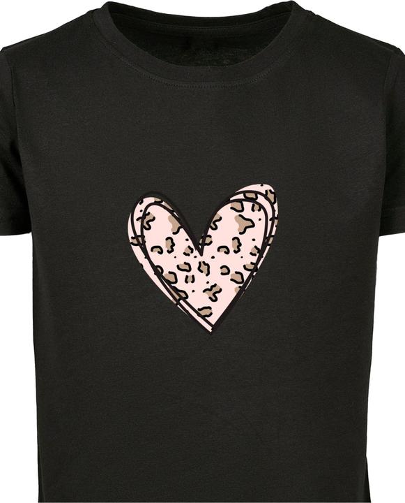 Immagine prodotto Merchcode San Valentino - Maglietta a maniche corte con cuore leopardato - 167991 (134)