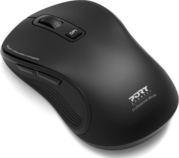 Actual product image Port Designs Souris Bluetooth & 2,4Ghz rech. USB A&C Essential (Wireless)