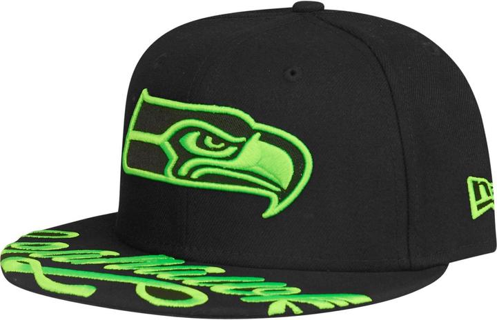 Produktbild New Era 59Fifty Cap - NEON SCRIPT Seattle Seahawks - 7 3/8 (7 3/8)
