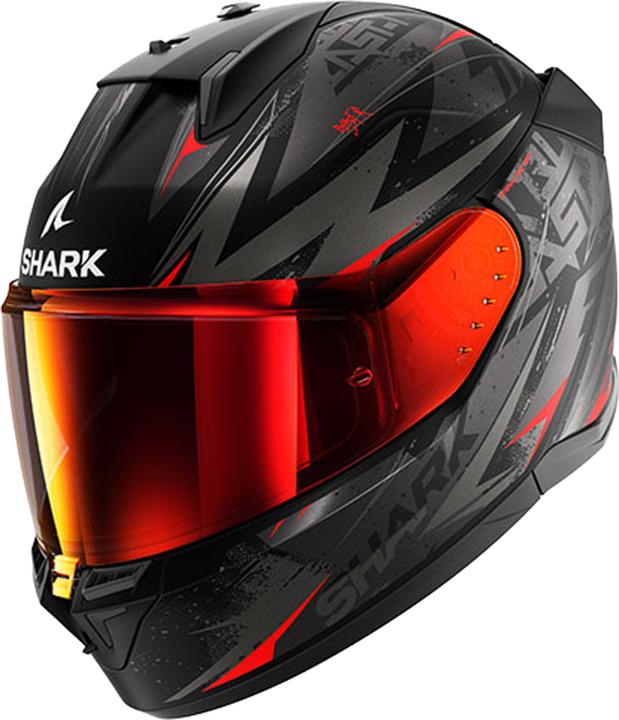 Image du produit Shark Casque Intégral D-Skwal 3 Blast-R / Noir / Rouge / Gris / Mat XS (XS)