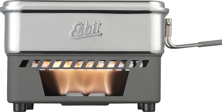 Esbit Kit de cuisson à combustible sec, 1100 ml, acier inoxydable
