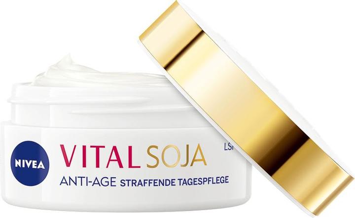 Actual product image NIVEA Vital Soy Anti-Age Day Cream SPF15 Pot 50 ml (50 ml, 24h cream, SPF 15)