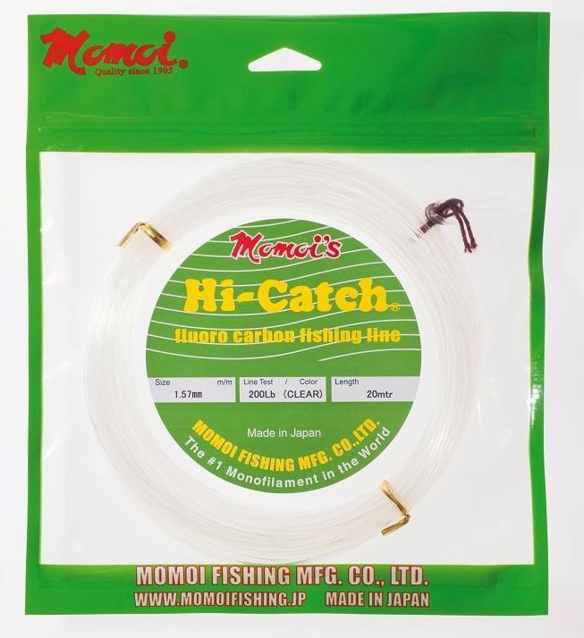 Momoi Hi-Catch Fluorocarbon (90.72 kg, 1.57 mm)