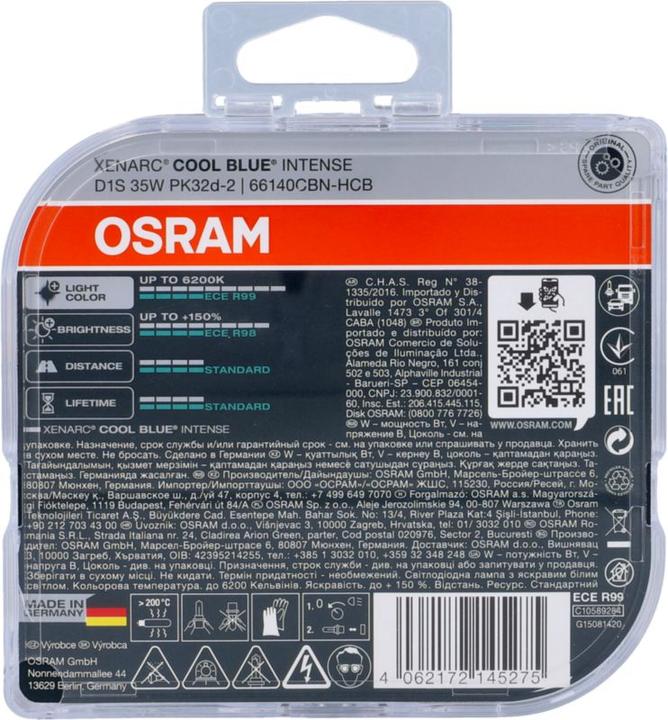 Produktbild Osram D1S Cool blue Intense Xenarc (D1S)