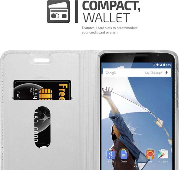 Actual product image Cadorabo Book Classy Style Cover (Google Nexus 6)