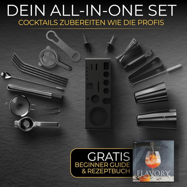 Image du produit Empation Cocktail-Shaker-Set mit Bar Zubehör (Testsieger) (Set de cocktail)