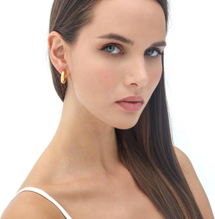 Immagine prodotto Sensora Jewelry Orecchini a cerchio grossi (Acciaio inossidabile)
