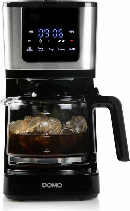 Produktbild Domo CAFETIÈRE DO733K 1,25L 10 TASSES MUG 400ML COMMANDES TACTILES/ÉCRAN LED FILTRE PERMANENT