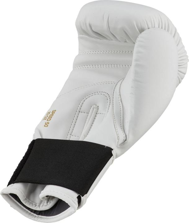 Actual product image adidas Boxing gloves Speed 50, ADISBG50 white/gold (14 OZ)