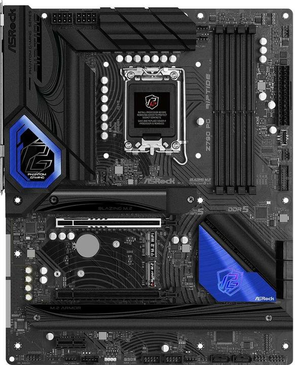 Actual product image AsRock Z790 PG Riptide (LGA 1700, Intel Z790, ATX)