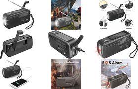 Actual product image LogiLink Dynamo hand crank radio (VHF, MW, KW)