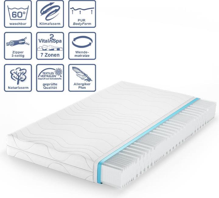 Actual product image VitaliSpa Foamy (120 x 200 cm, Foam core)
