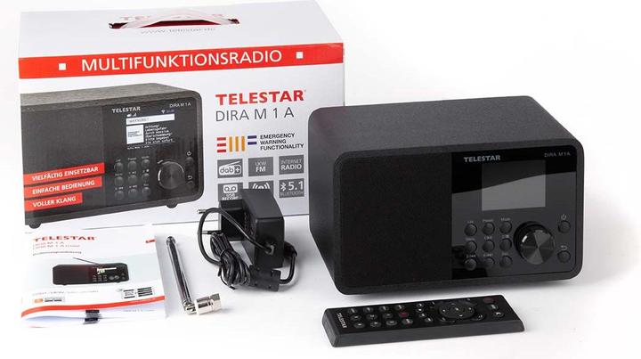 Actual product image Telestar Dira M 1 A (FM, DAB+, VHF, Web radio, Wi-Fi, Bluetooth)