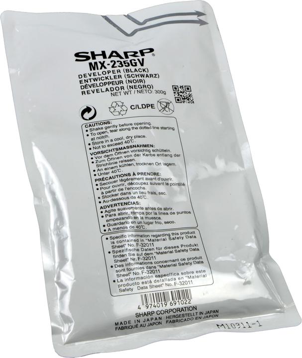 Image du produit Sharp Developer 50k VE 1 pc pour AR-5618, -5620, -5623, MX-M182D, -M202, MX-M232D (CF)