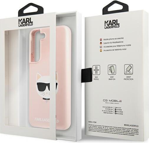 Immagine prodotto Karl Lagerfeld KLHCS22MSLCHPI Custodia rigida per S22 + S906, rosa (Samsung Galaxy S22+)