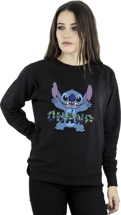 Image du produit Disney - Sweat LILO AND STITCH OHANA BLUE GLITCH - Femme (XL)