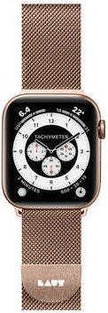 Produktbild Laut Steel Loop Gold LAUT AWL ST GD Stainless steel band for Apple Watch (Magnesium, Silikon, Edelstahl)