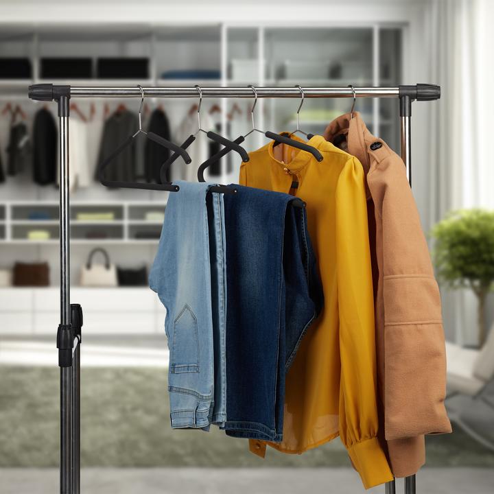 Actual product image Relaxdays Coat Hanger Set of 12, Non-Slip Foam Coating (12 x)