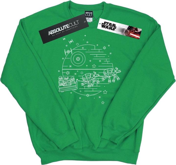 Star Wars Death Star Sleigh Sweatshirt (XL)
