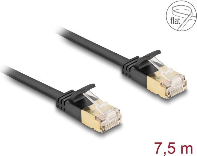 Actual product image Delock RJ45 network cable Cat.6A plug to plug with robu (U/FTP, CAT7, 7.50 m)