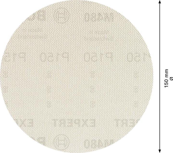 Productafbeelding Bosch Professional Zubehör Expert M480 Schuurnet voor vlakschuurmachine, 150 mm, G 150, 5 stuks (150)