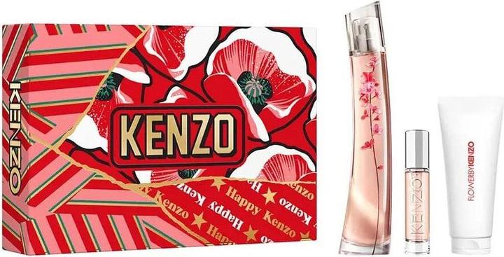 Actual product image Kenzo Christmas box Flower Ikebana 75ml travel spray 10ml body lotion 75ml (Body care set)