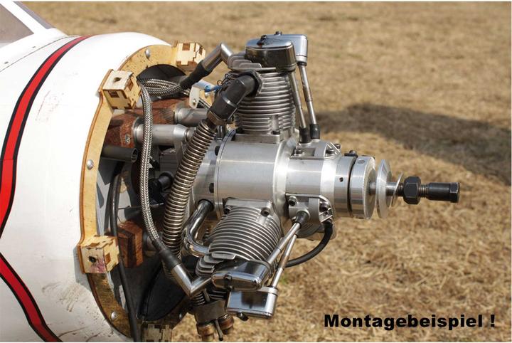 Image du produit Saito FG-60R3 Moteur essence en étoile 3 cylindres 4T