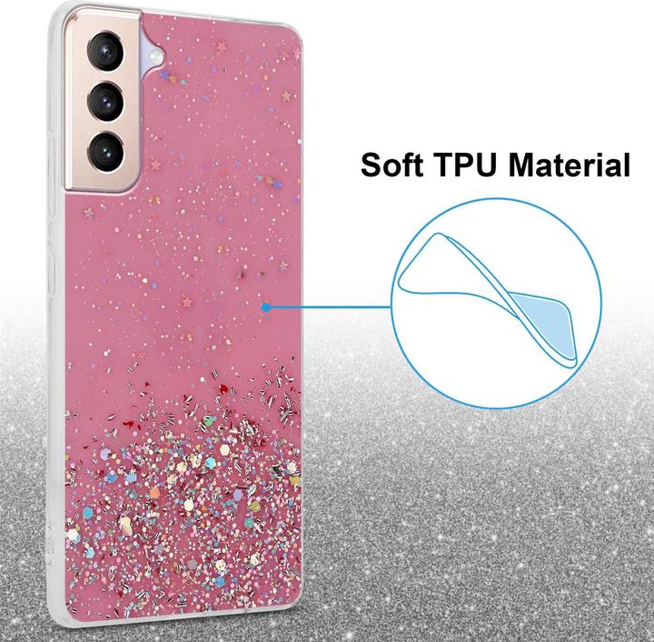 Immagine prodotto Cadorabo Copertura in TPU scintillante (Samsung Galaxy S21+)