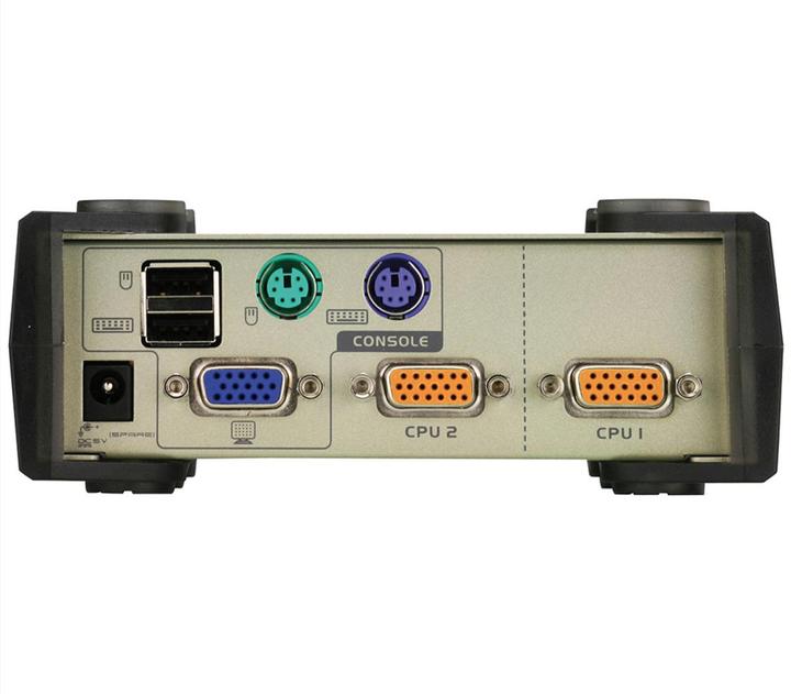 Actual product image Aten CS82U, 2 Port KVM Switch, USB, PS/2 & VGA
