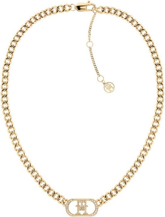 Produktbild Tommy Hilfiger Luxury Gold Plated Monogram Necklace 2780894