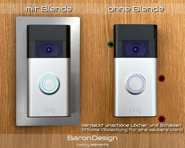 Actual product image Baron Design Blende für Ring Videotürklingel