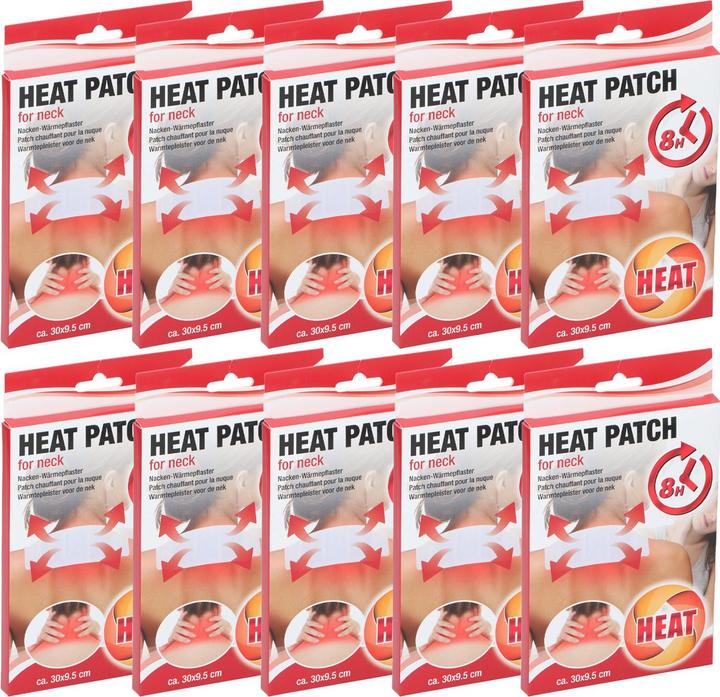Image du produit Champ Pansements chauffants pour le cou, lot de 10 (10 x)