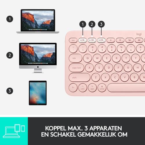 Actual product image Logitech K380 (Eng. Int., Wireless)