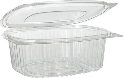 Starpak Barquettes pour épicerie fine et saladesit Couvercle à charnière (50 x)