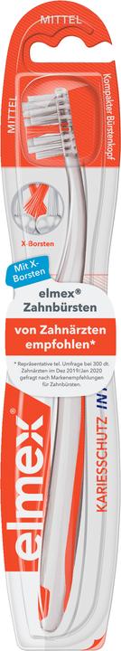 Elmex Anti Caries Med. Short Head Toothbrush (Medium, 1 x)