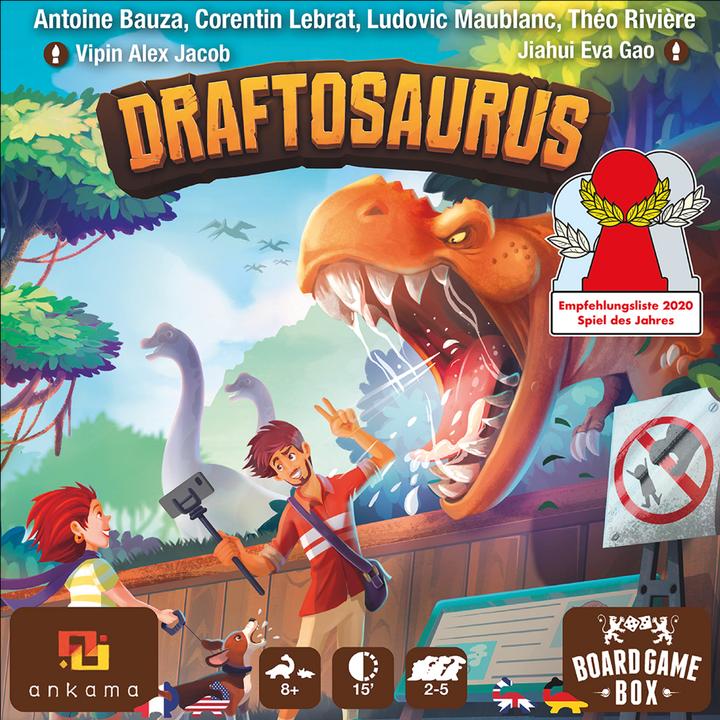 Actual product image Board Game Box Draftosaurus (German)