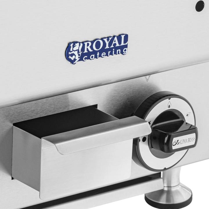 Produktbild Royal Catering Lavastein-Grill Erdgas 7200 W 50 x 27 cm 3,3 kg Lavastein 0 - 460 °C (7.20 kW)
