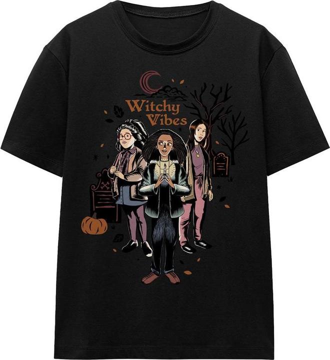 Immagine prodotto Universal Textiles Witchy Vibes Maglietta Becca Izzy Cassie Adulto Unisex (M)