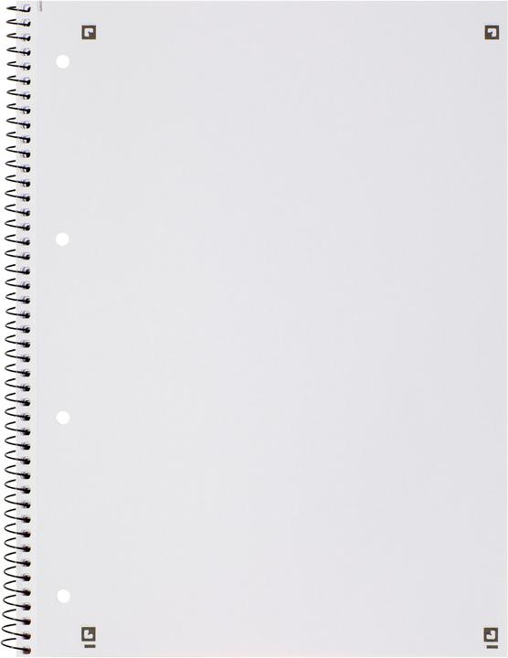 Image du produit Oxford Carnet de notes du collège (A4+, Blanc, Couverture rigide)