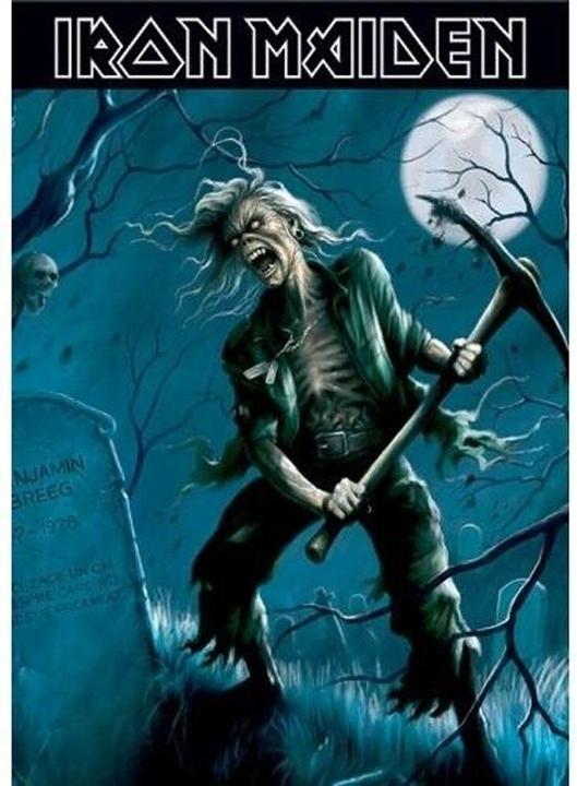 Actual product image Iron Maiden Benjamin Breeg Postcard