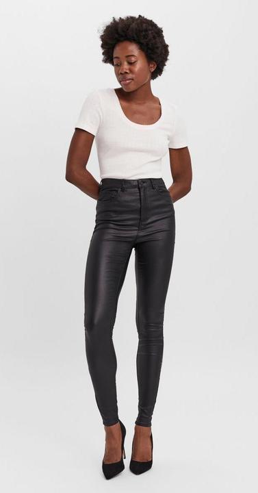 Produktbild Vero Moda High Waist beschichtet Hose (XXL)