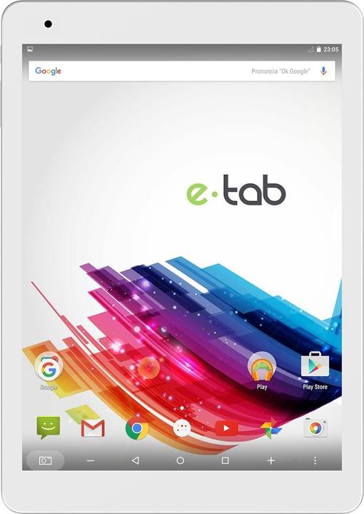 Produktbild e-tab Dual Boot Tablet - Android + Windows 10 (3G, 9.70", 64 GB, Weiss)